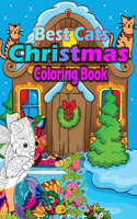Best Cats Christmas Coloring Book