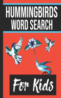 Hummingbirds Word Search for Kids