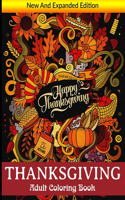 Thanksgiving Adult Coloring Book