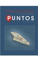 Supplementary Materials to Accompany Puntos