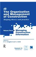 Organization and Management of Construction