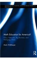 Math Education for America?