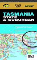 Tasmania State & Suburban Map 770 27th ed