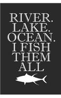 River Lake Ocean I Fish Them All