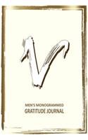 V Men's Monogrammed Gratitude Journal