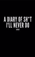 A Diary Of Sh*t I'll Never Do 2020