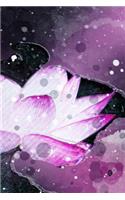 Notebook: Lined Notebook Watercolor Journaling Ruled Workbook Diary For lotus lovers Children Gifts (107 pages, 6x9)