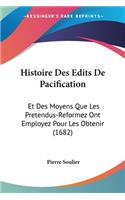 Histoire Des Edits De Pacification