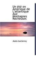 Un T En Am Rique de L'Atlantique Auz Montagnes Rocheuses