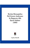 Revista Monografica Del Genere Androsace In Rapporto Alle Specie Italiane (1890)
