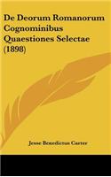 de Deorum Romanorum Cognominibus Quaestiones Selectae (1898)