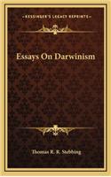 Essays On Darwinism