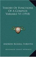 Theory of Functions of a Complex Variable V1 (1918)