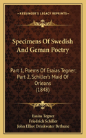 Specimens of Swedish and Geman Poetry