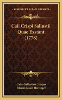 Caii Crispi Sallustii Quae Exstant (1778)
