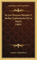 De Los Diversos Metodos Y Medios Exploratorios De La Matriz (1883)