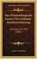 Das Wurttembergische Gesetz Uber Gebaude-Brandversicherung