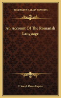 Account Of The Romansh Language