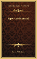Supply And Demand