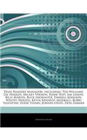 Articles on Texas Rangers Managers, Including