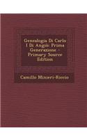 Genealogia Di Carlo I Di Angio