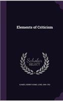Elements of Criticism: (English)