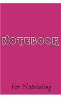 Notebook For Notetaking