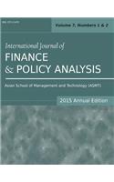 International Journal of Finance and Policy Analysis (2015 Annual Edition)