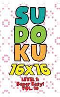 Sudoku 16 x 16 Level 1