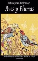 Aves y Plumas Libro para Colorear