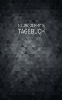 Neurodermitis Tagebuch: Hauterkrankungs Behandlungsbuch zum Ausfüllen und Eintragen der Hautreaktionen - Für Männer und Jungen - ca A5 im schwarzen Plygon Design