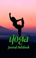 Yoga Journal Notebook: Daily Journaling - Lined Paper Wide Ruled Notes Spark Your Imagination and Positive Thinking - Balance Standing Print