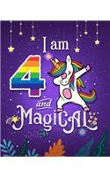 Unicorn Journal I am 4 and Magical