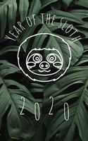 2020: Weekly Monthly Planner - Sloth Agenda - Funny Organizer - With Quotes - Notes & To Do - 5x8 Small