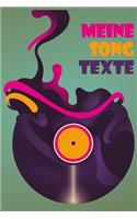 Meine Songtexte: Notizbuch - Songbook - Song - Writing