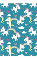 Unicorn Notebook for Girls