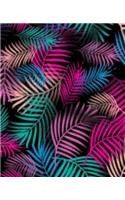 Tropical Palm Leaf Notebook
