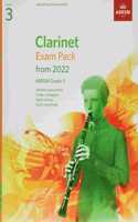 Clarinet Exam Pack from 2022, ABRSM Grade 3: Selected from the syllabus from 2022. Clarinet Part, Piano Accompaniment, Scales & Sight-Reading(ABRSM Exam Pieces)