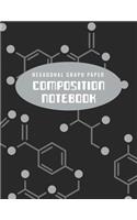 Hexagonal Graph Paper Composition Notebook
