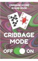 Cribbage Score Board Sheet Book