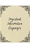 Important Information Organizer