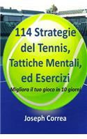 114 Strategie del Tennis, Tattiche Mentali, ed Esercizi