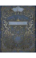 Monogram "f" Sketchbook: Blank Art Pad Notebook Journal(6 Rustic Two 150 Sketch)