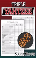 Triple Yahtzee Score Sheets: 100 Triple Yahtzee Score Pads, Triple Yahtzee Game, Yahtzee Score