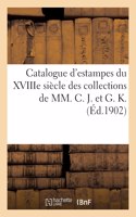 Catalogue d'Estampes Des Écoles Anglaise Et Française Au Xviiie Siècle