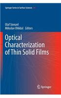 Optical Characterization of Thin Solid Films