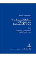 Betriebswirtschaftslehre und Frauen- und Geschlechterforschung