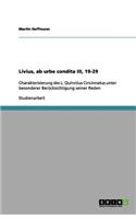 Livius, ab urbe condita III, 19-29: (German)