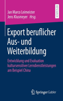 Export Beruflicher Aus- Und Weiterbildung