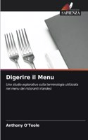 Digerire il Menu